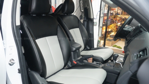 Bọc ghế da công nghiệp ô tô Mitsubishi Triton: Cao cấp, Form mẫu chuẩn, mẫu mới nhất